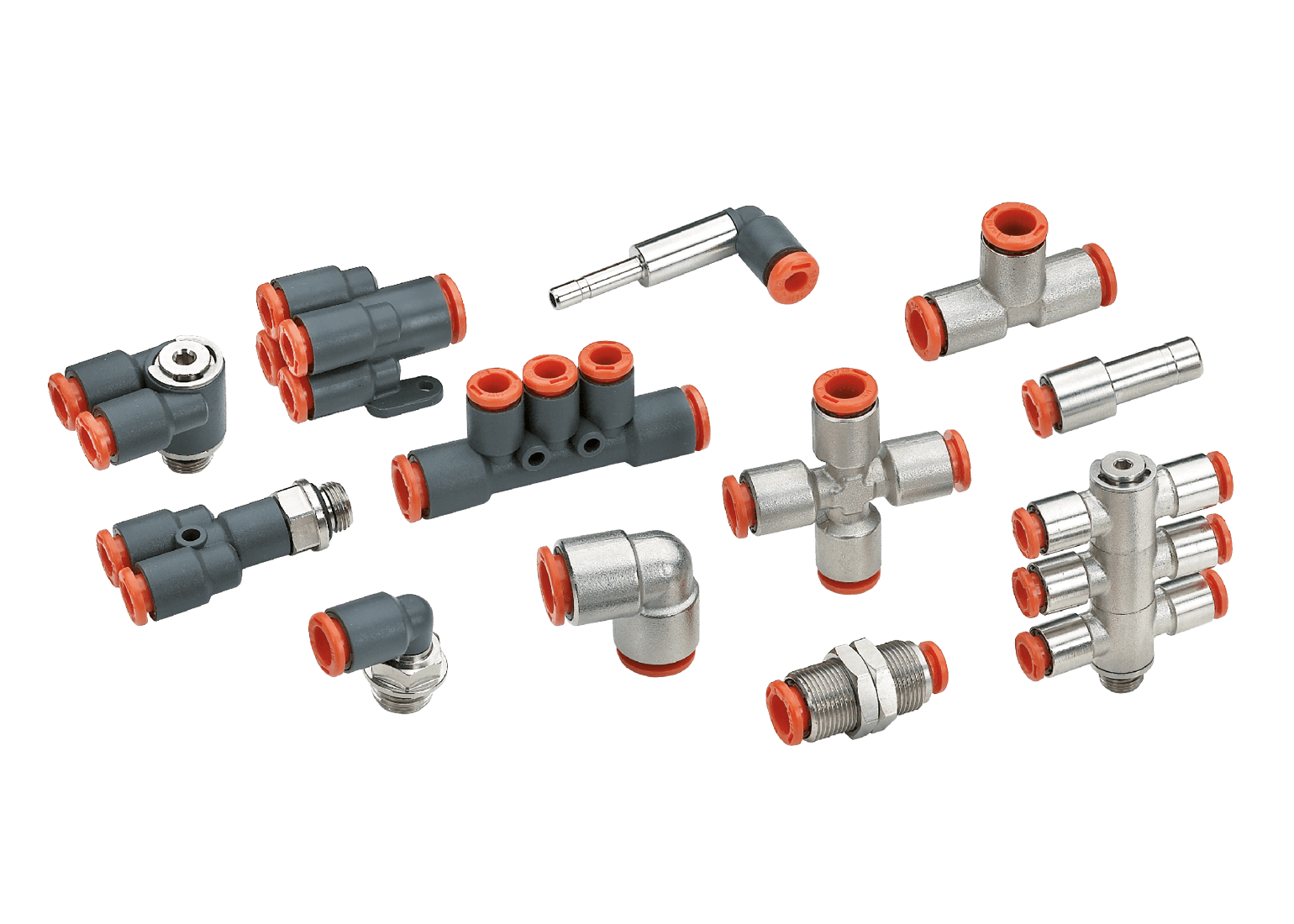 Racores automáticos en acero inoxidable AISI 316L